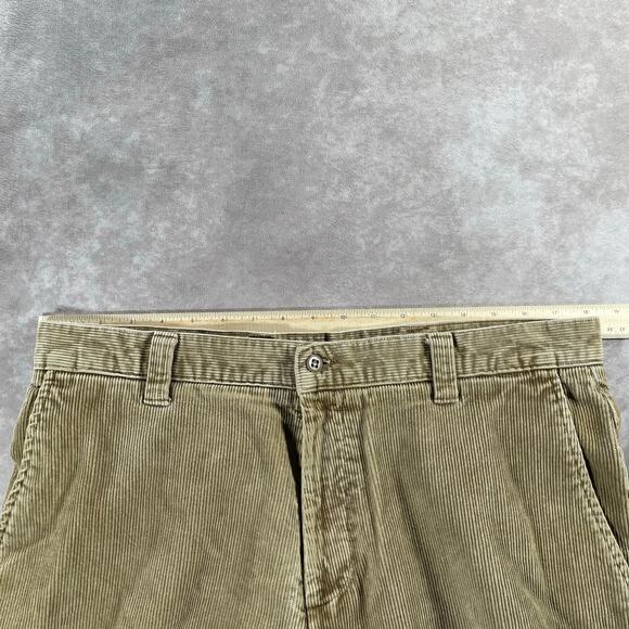 Vintage Dockers Khakis Tan Loose Fir Surplus Corduroy Pants - Picture 4 of 7